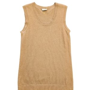 AKRIS Punto wool,cashmere,angora,silk blend sweatervest/ shift